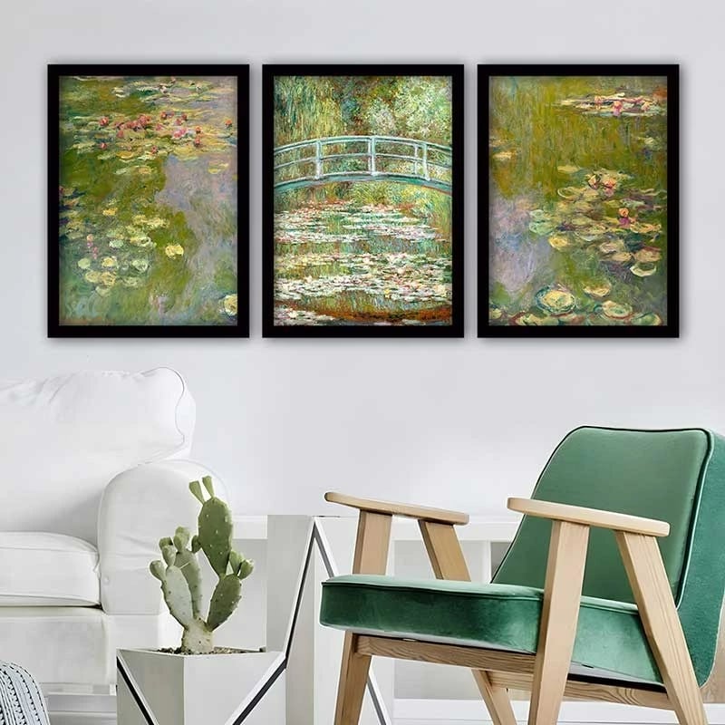 Pikturë dekorative me kornizë (3 pjesë), Wallity, 3SC_UN2680947_5575