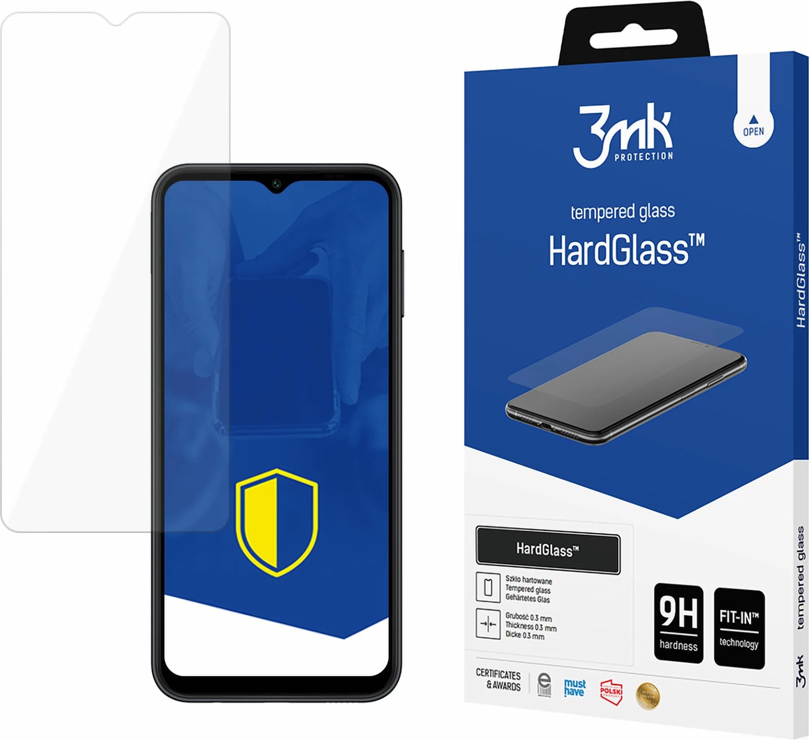 Xham mbrojtës 3mk HardGlass për Samsung Galaxy A14 / A14 5G, 9H