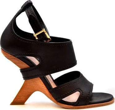 Sandale Alexander Mcqueen femra, të zeza