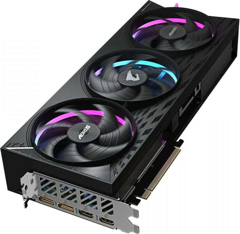 Kartelë grafike Gigabyte Radeon RX 9070 XT AORUS ELITE, 16GB GDDR6, 256-bit, 3 ventilatorë, e zezë