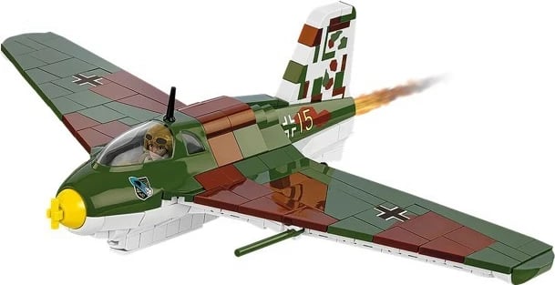Set ndërtimi Cobi Messerschmitt Me 163B Komet, 543 pjesë, me figurë pilote, shumëngjyrësh