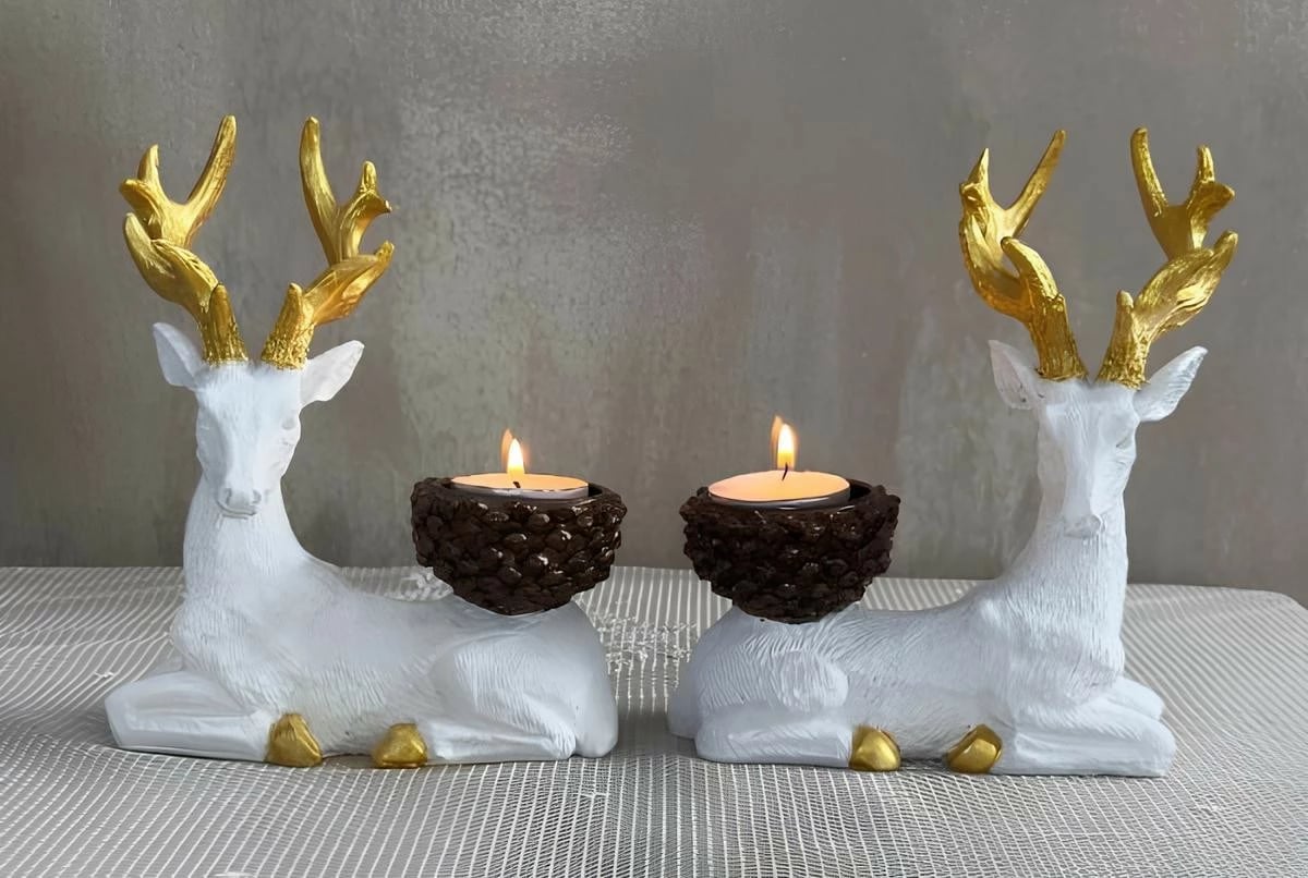 Set mbajtës qirinjsh, dy pjesë, Evila Originals, CY0694