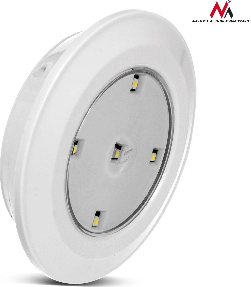 Set llambash LED me telekomandë, Maclean MCE165, rregullim ndriçimi dhe timer 30 min, me bateri 3xAAA, e bardhë, set 6 copë