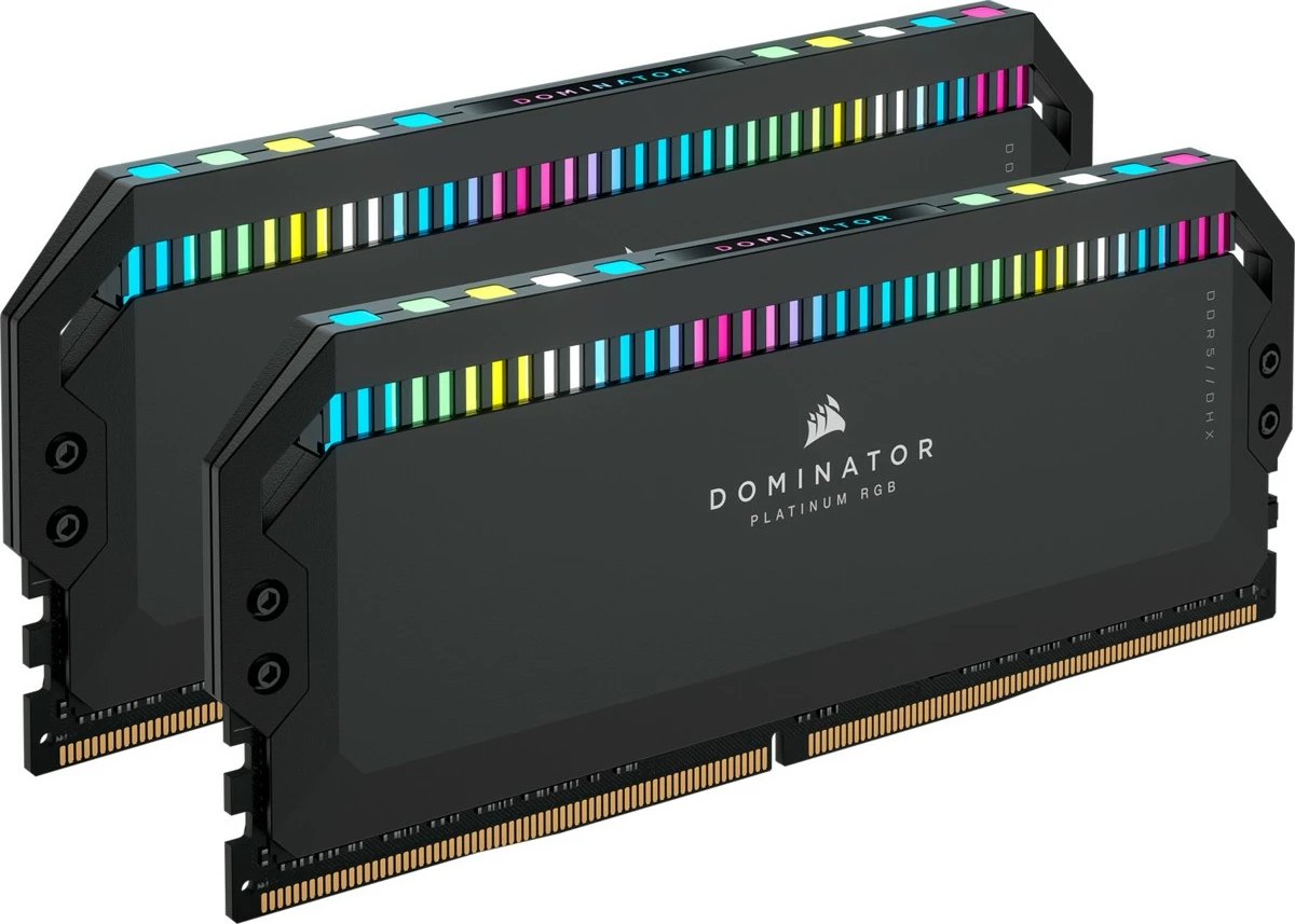 RAM Memorje Corsair Dominator Platinum RGB 64GB (2x32GB) DDR5 6600MHz, e zezë