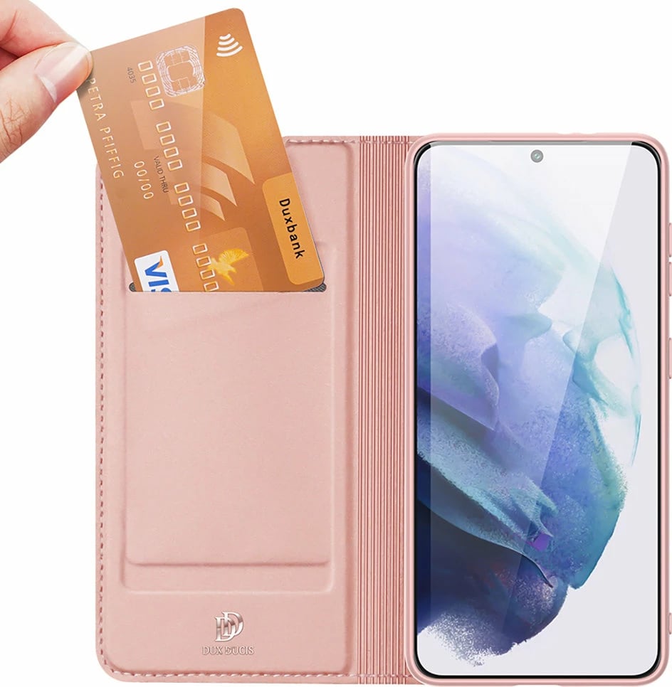 Mbështjellës Dux Ducis Skin Pro për Samsung Galaxy S22+, rozë