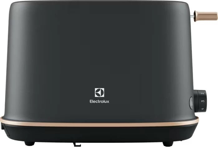 Toster Electrolux E7T1-6BP, 980 W, 2 slote, shkrirje dhe ngrohje, tabakë për thërrime, i zi