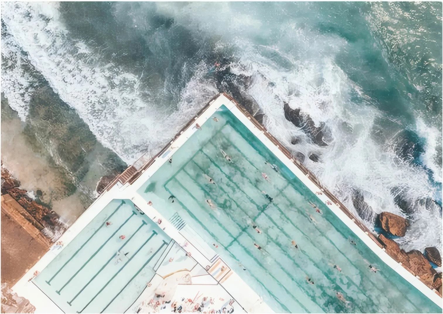 Pikturë dekorative me kornizë, shumëngjyrëshe, Wallity, Lmnmdl46, 33x48cm