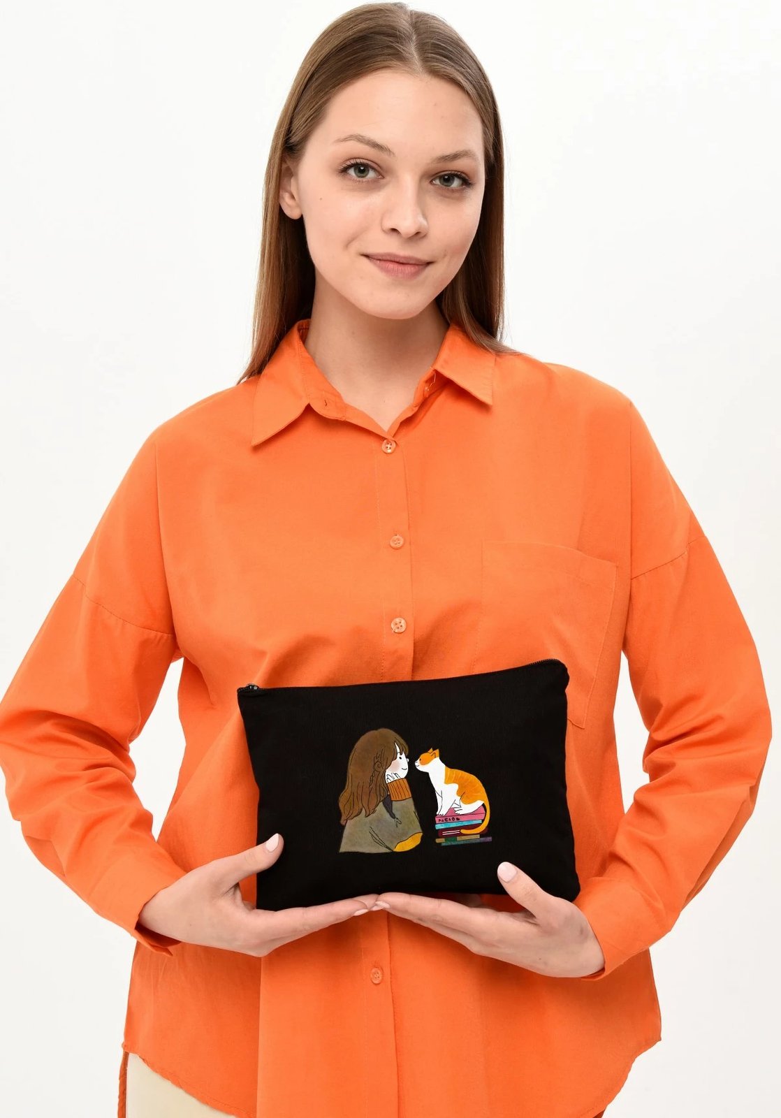 Çantë për make-up Zoozie Bags, e zezë, 25x18cm