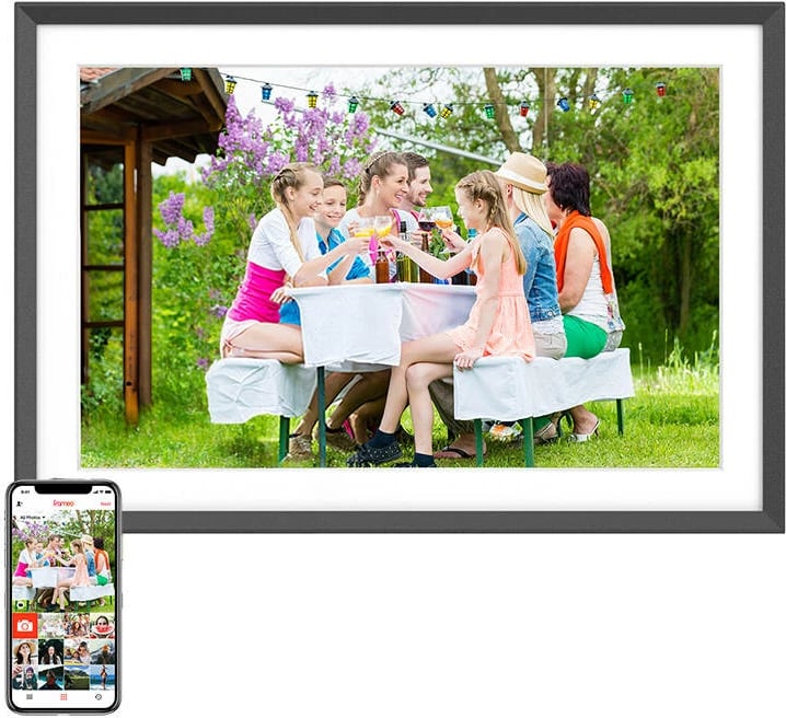 Kornizë digjitale Arzopa P156W, 15.6", Full HD, 32GB, me prekje, Wi-Fi, gri