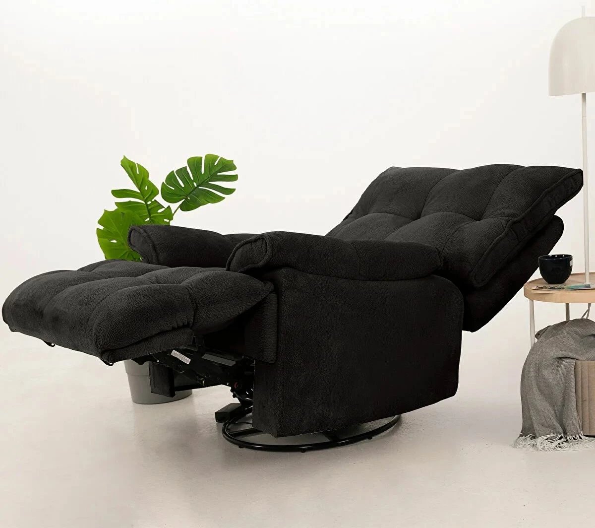 Karrige relaksuese elektrike, ngjyrë e zezë, Atelier del Sofa