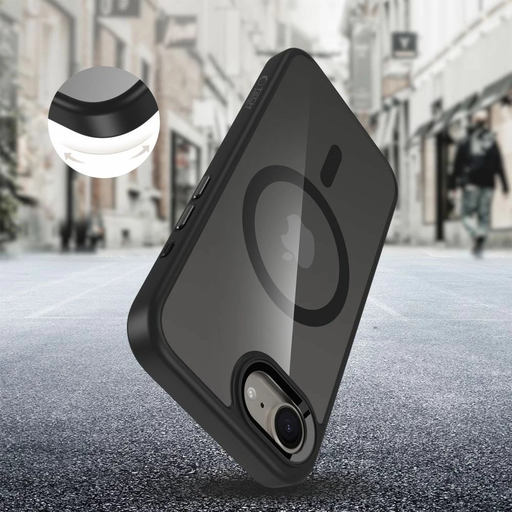 Mbështjellës Tech-Protect MagMat MagSafe për Nothing Phone 3A, Transparent-Zi
