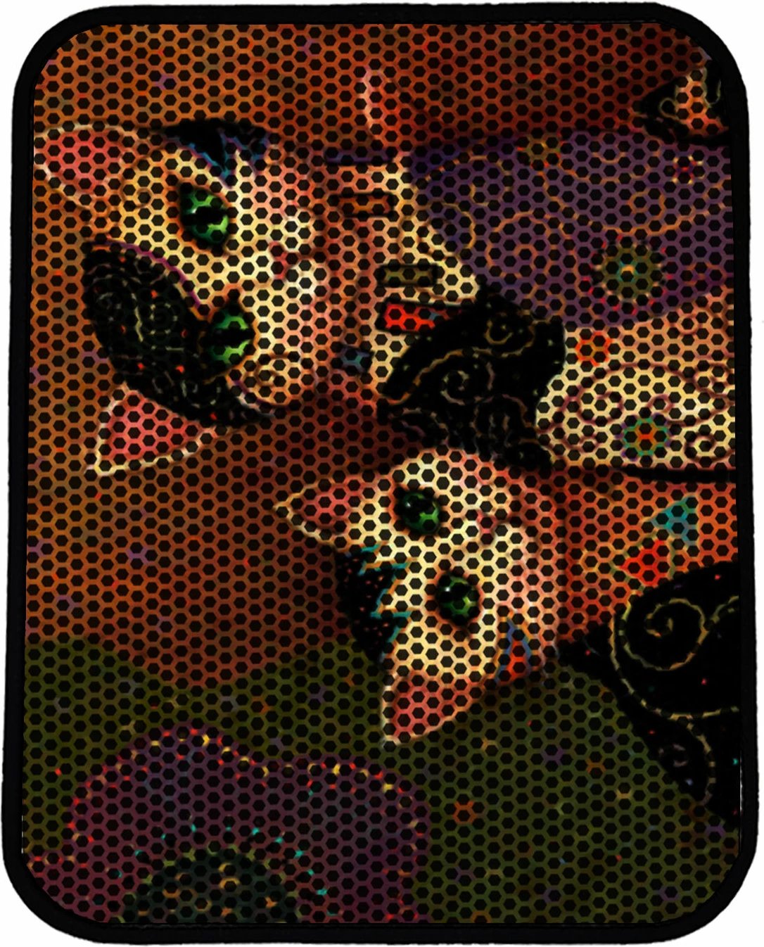 Tapet për rërë mace, shumëngjyrësh, Nrszn0106