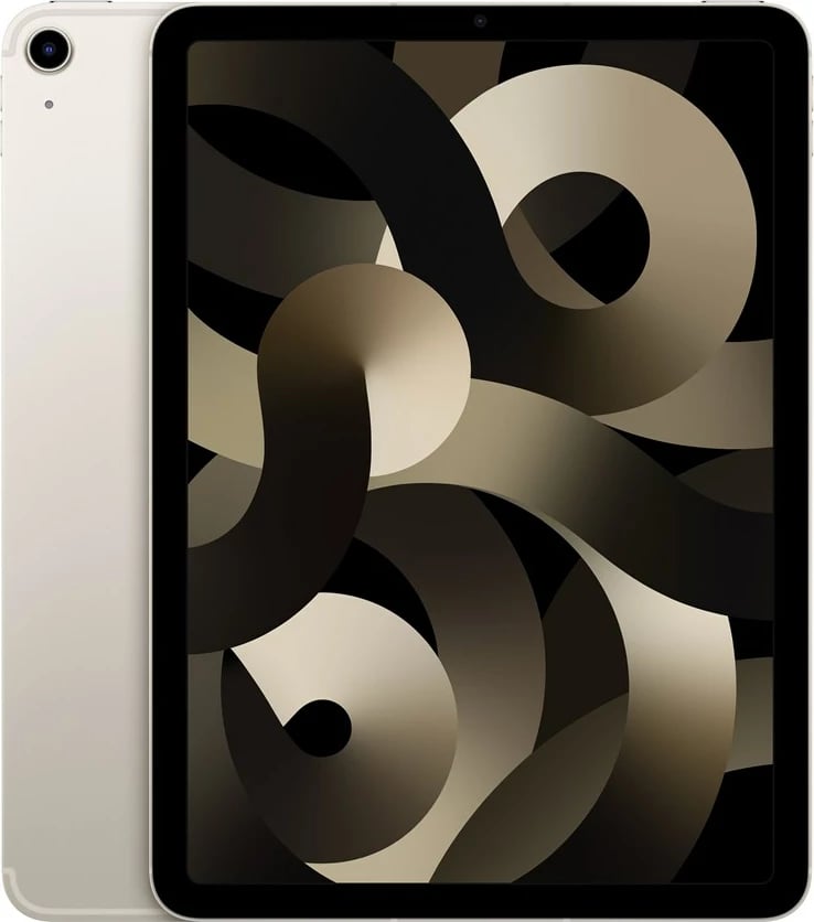 Tablet Apple iPad Air 5th Gen 10.9in, 256GB, Wi-Fi + Cellular, Starlight