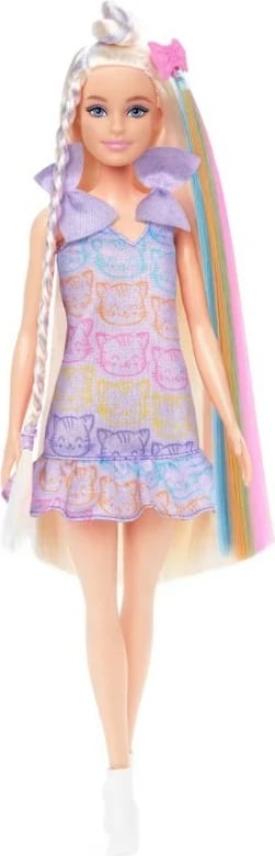 Kukull Barbie Mattel Fun & Fancy JCT72 me flokë të gjatë, me aksesorë dhe dy veshje, shumëngjyrëshe