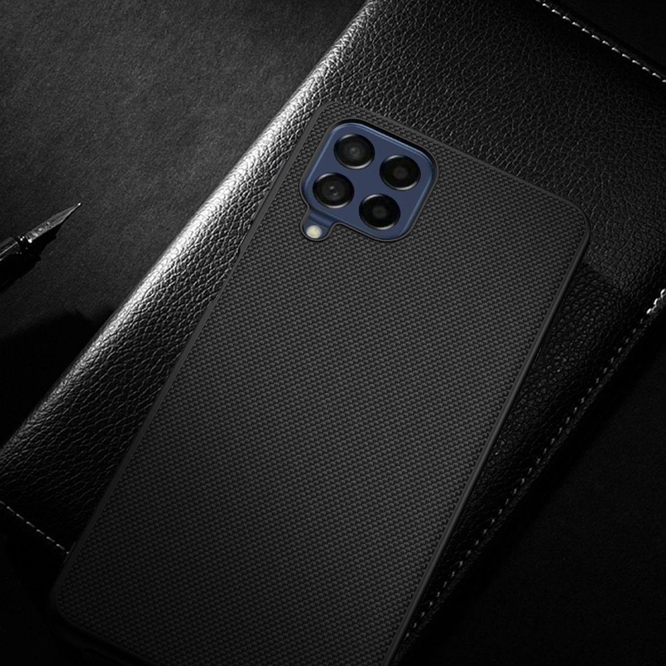 Mbështjellës Nillkin Textured Case për Samsung Galaxy M53 5G, i zi