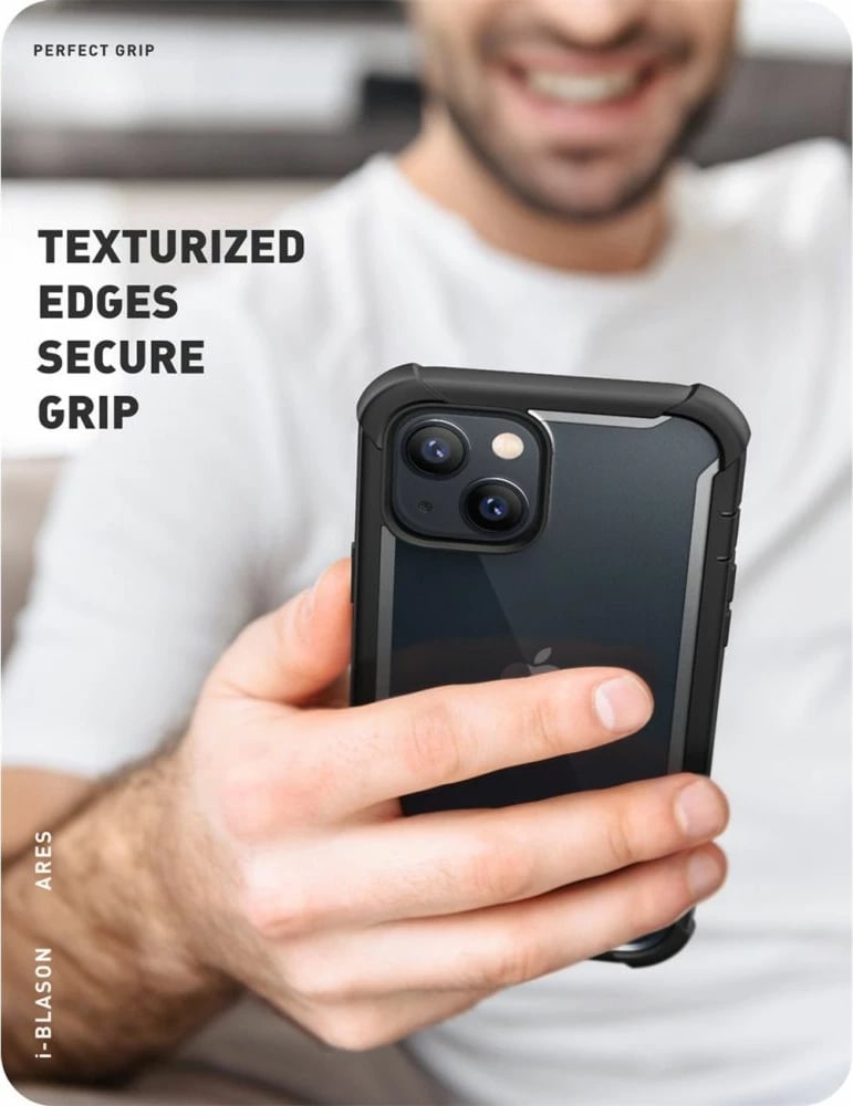Mbështjellës Supcase IBLSN Ares për iPhone 13/14, i zi