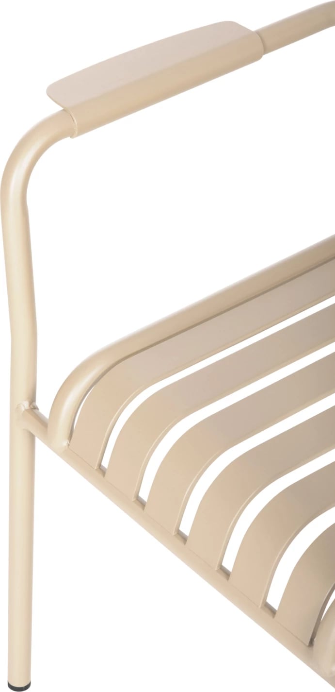 Karrige alumini RACHEL, ngjyrë shampanjë, FH6088.04, 63x58x85H cm