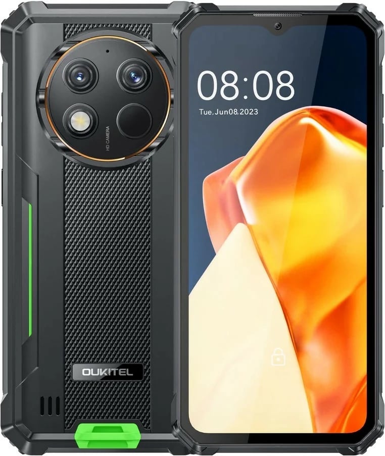 Smartphone Oukitel WP28E 4/64GB, i gjelbër, i qëndrueshëm