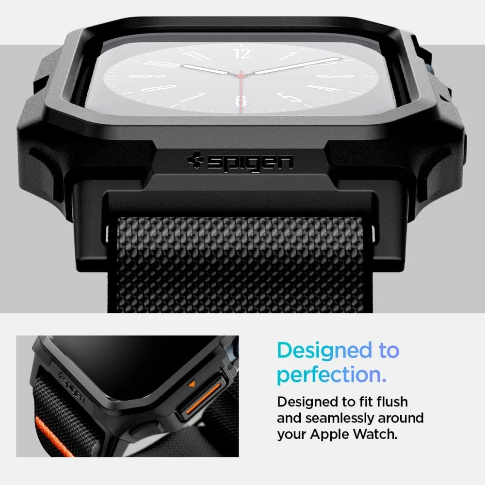 Rrip Spigen Lite Fit PRO për Apple Watch 10, 42mm, i zi