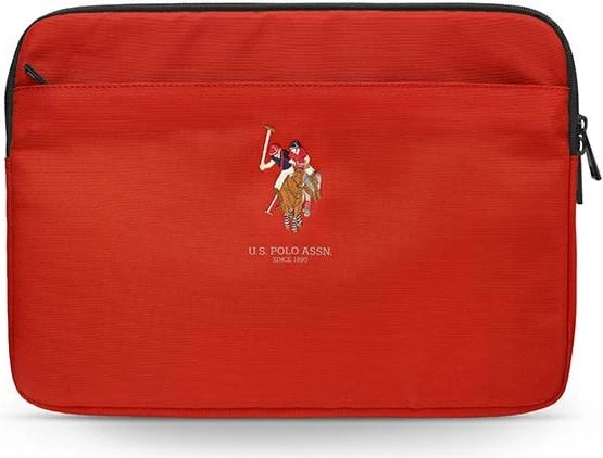 Mbështjellës laptopi U.S. Polo Assn., 13 inç, najlon, i kuq