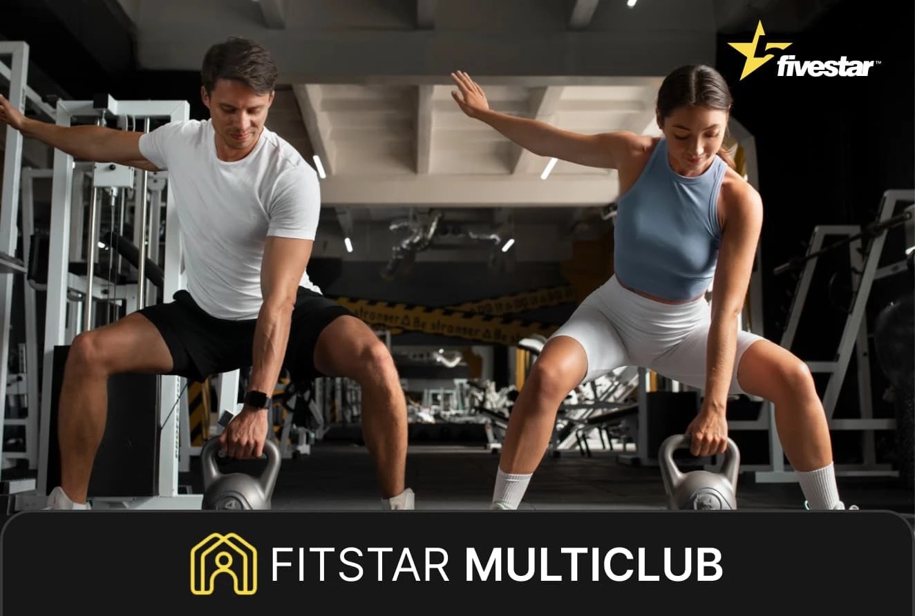 Pako fitnesi për 4 persona Fitstar MultiClub, 1 vjeçare