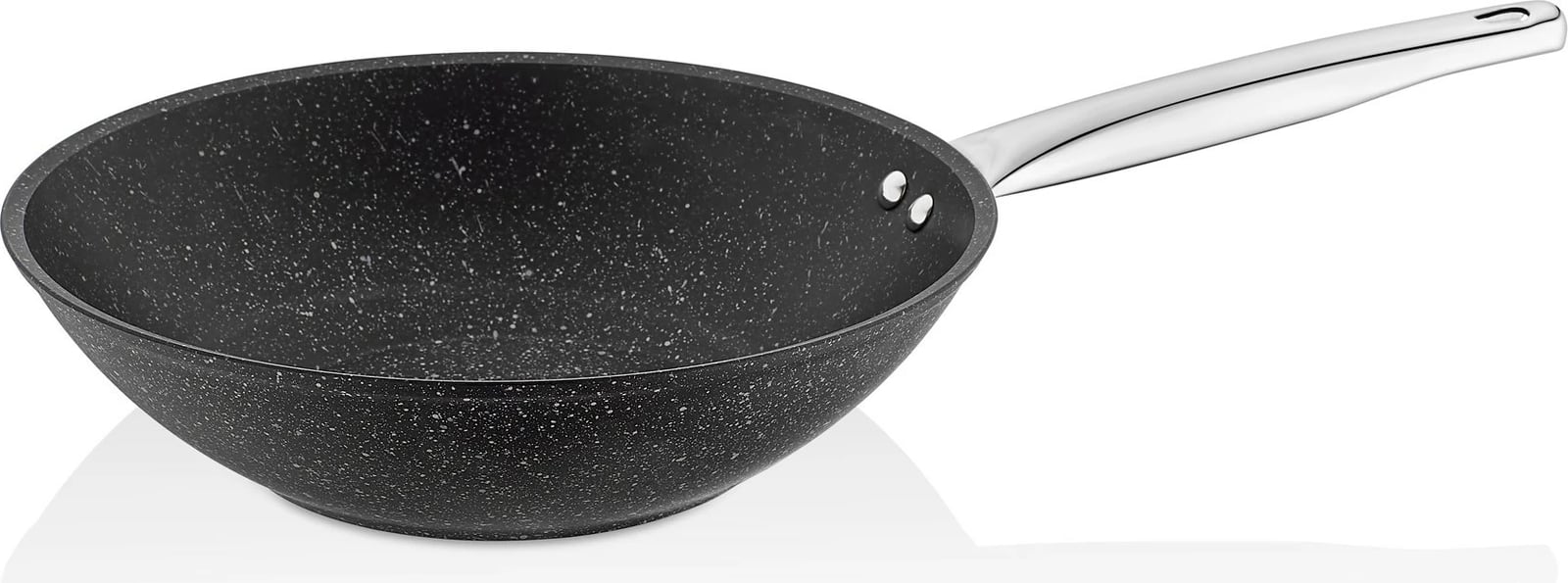Tigan me shtresë graniti, ngjyrë e zezë, Hermia Concept BLN 3014, 28cm