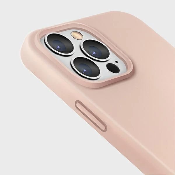 Mbështjellës UNIQ Lino për iPhone 13 Pro Max, Rozë
