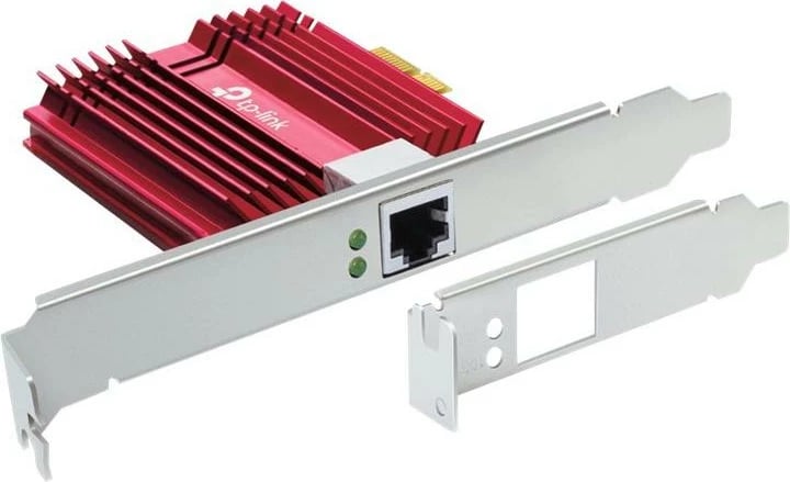 Kartë rrjeti, TP-Link, TX401, 10G Ethernet PCIe 3.0 x4, e kuqe