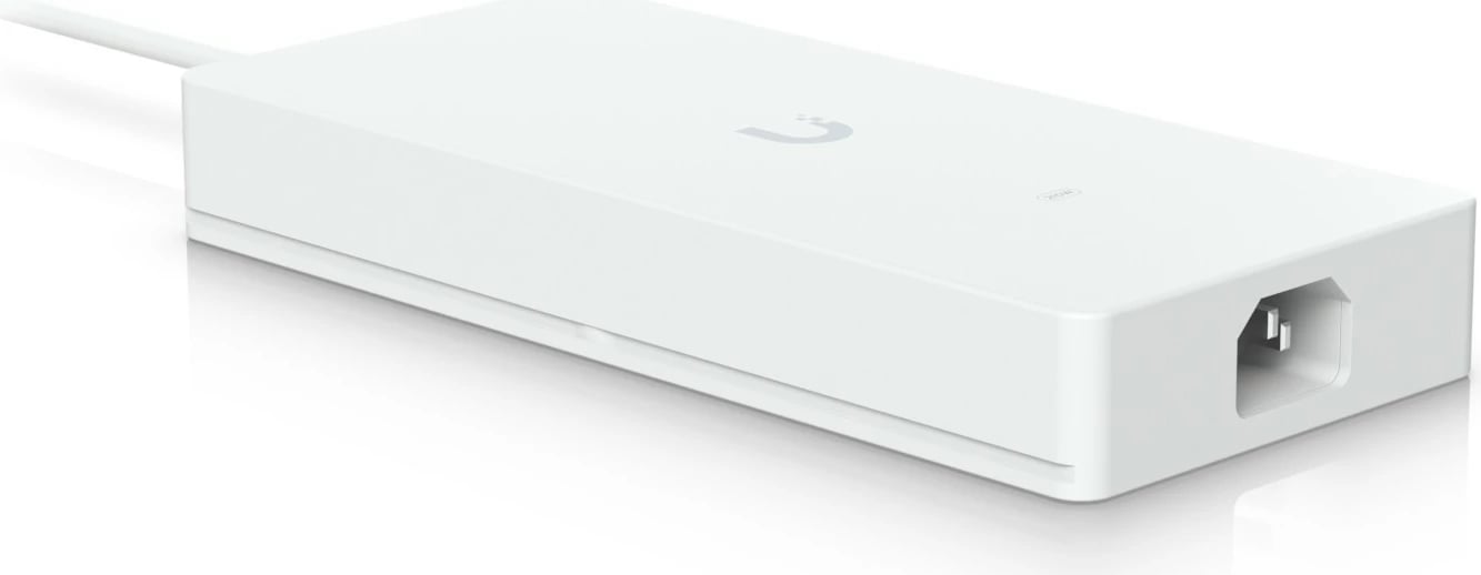 Adapter AC Ubiquiti 210W për PoE-switch, i bardhë