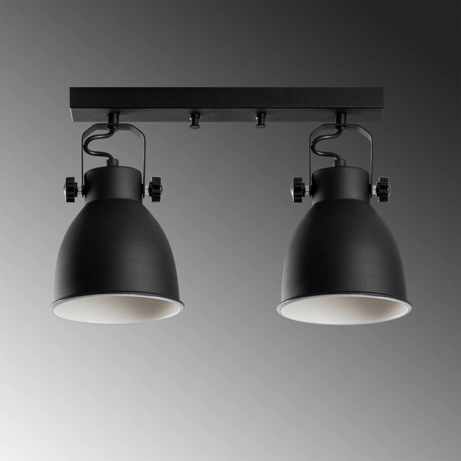 Llambë tavani Opviq Spotkafası, metal i zi, 40x16x28cm