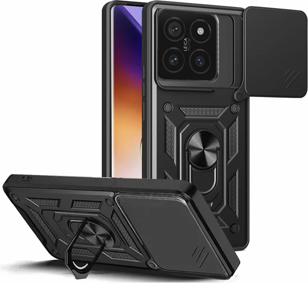 Mbështjellës Tech-Protect CamShield Pro për Xiaomi 14, i zi