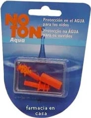 Tapa silikoni për vesh NOTON No Ton për të rritur, 1 palë, portokalli