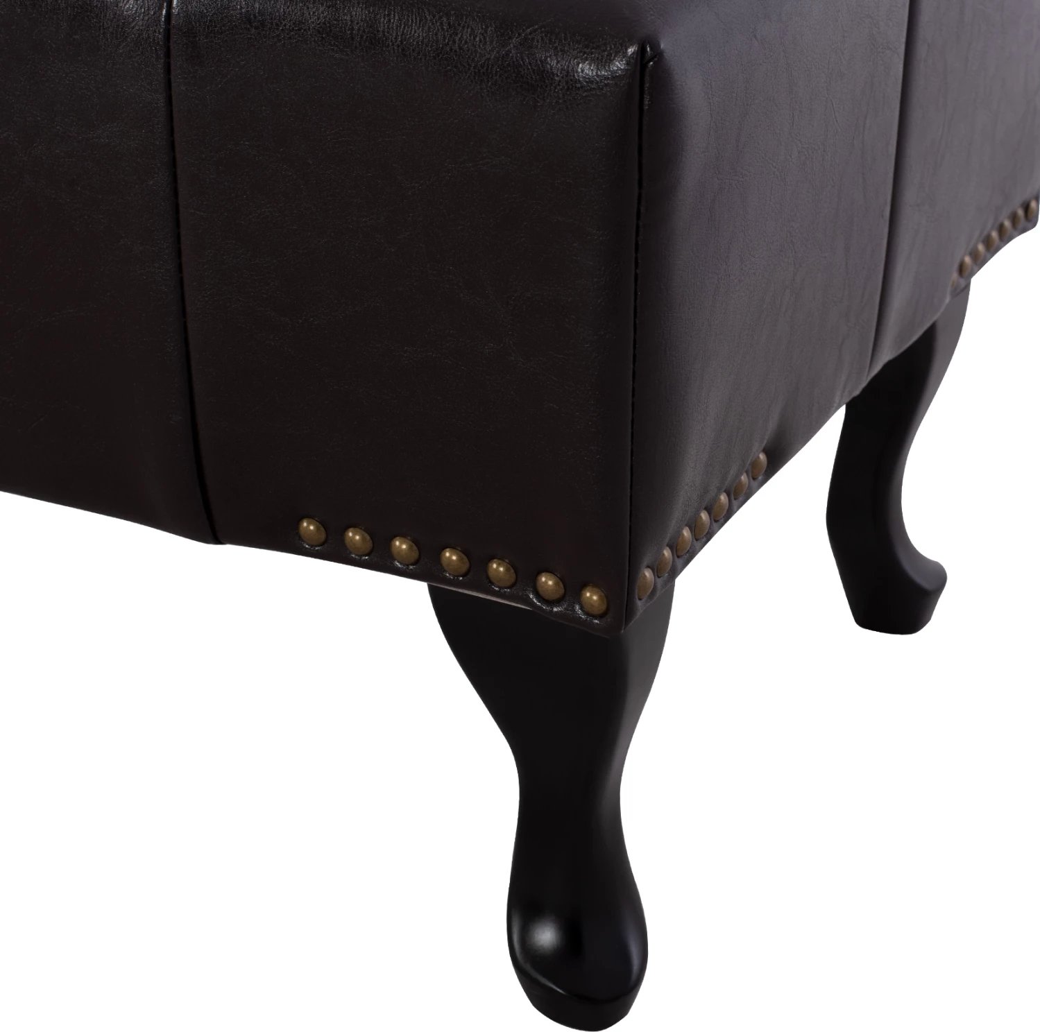 Stol për piano t.Chesterfield EMMA FH226.01 PU ngjyrë kafe e errët 80x44x39 cm