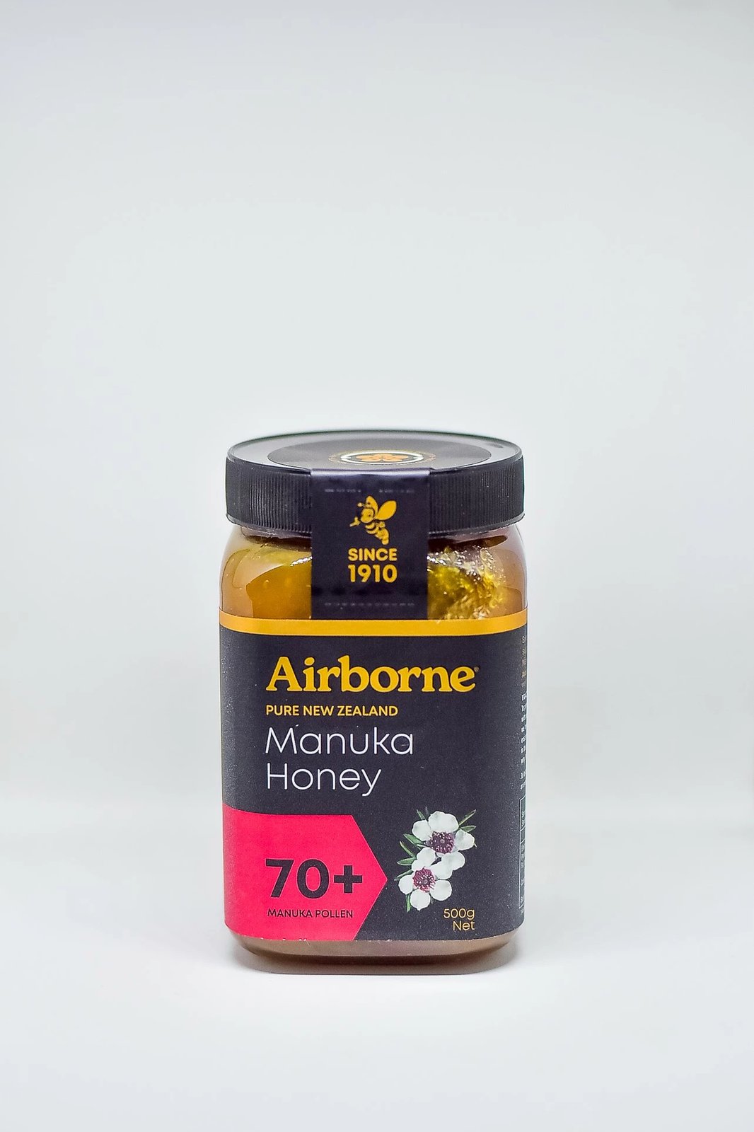 Mjalti Manuka Airborne 70+  HMF 1000 MGO 500 gr.