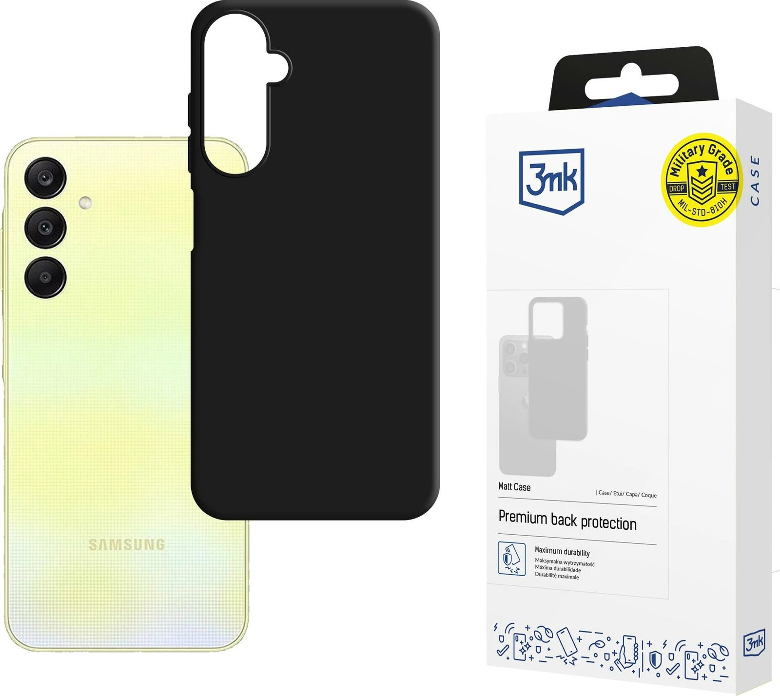 Mbështjellës 3mk Matt Case për Samsung Galaxy A26 5G, i zi Mbështjellës 3mk Matt Case për Samsung Galaxy A26 5G, i zi