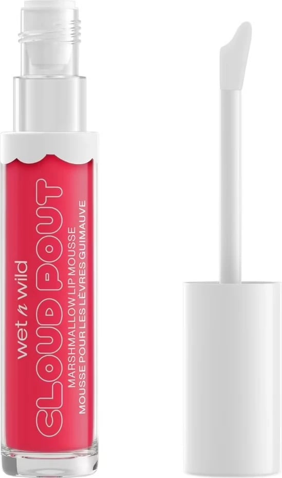Buzëkuq liquid Wet n Wild Cloud Pout Marshmallow Lip Mousse Matte për femra Fluff You 3ml