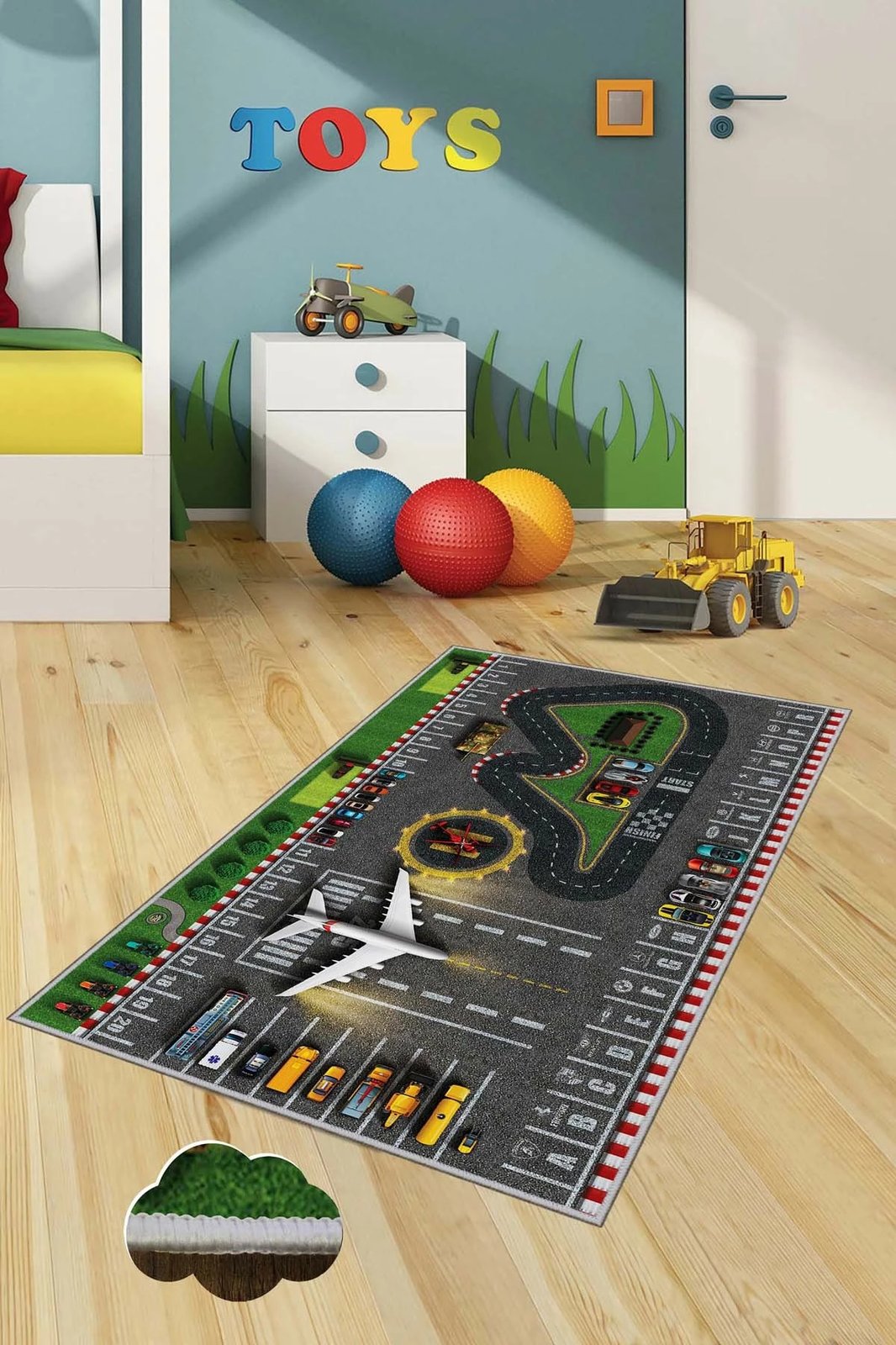 Qilim për fëmijë, shumëngjyrësh, Conceptum Hypnose, HMNT499, 120x180cm