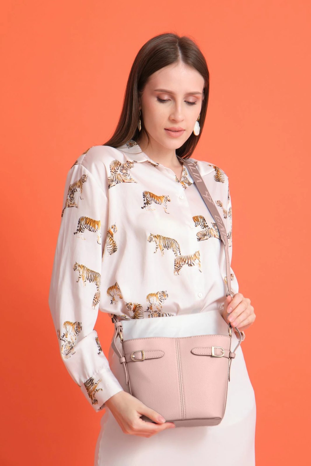 Çantë supi Zoozie Bags, Tokyo, ngjyrë dusty rose