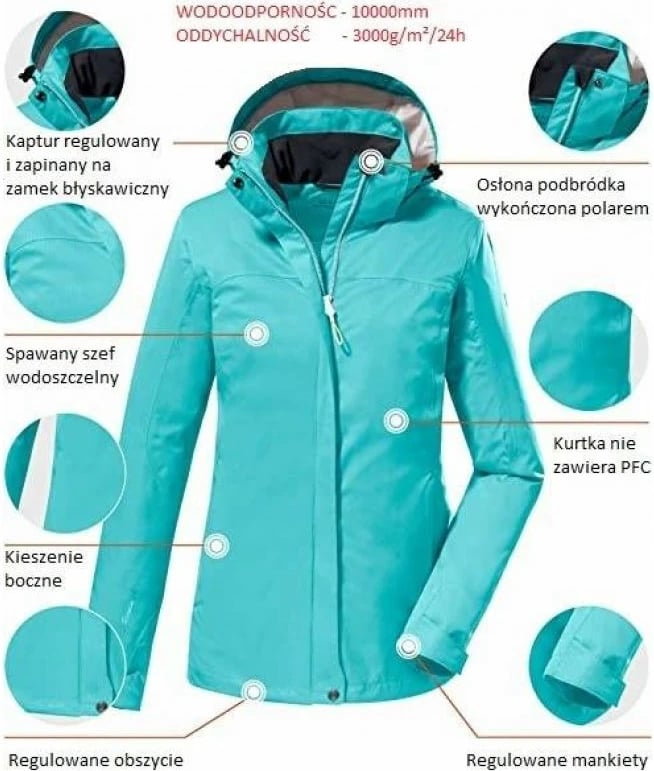 Jakne Killtec femra, blu