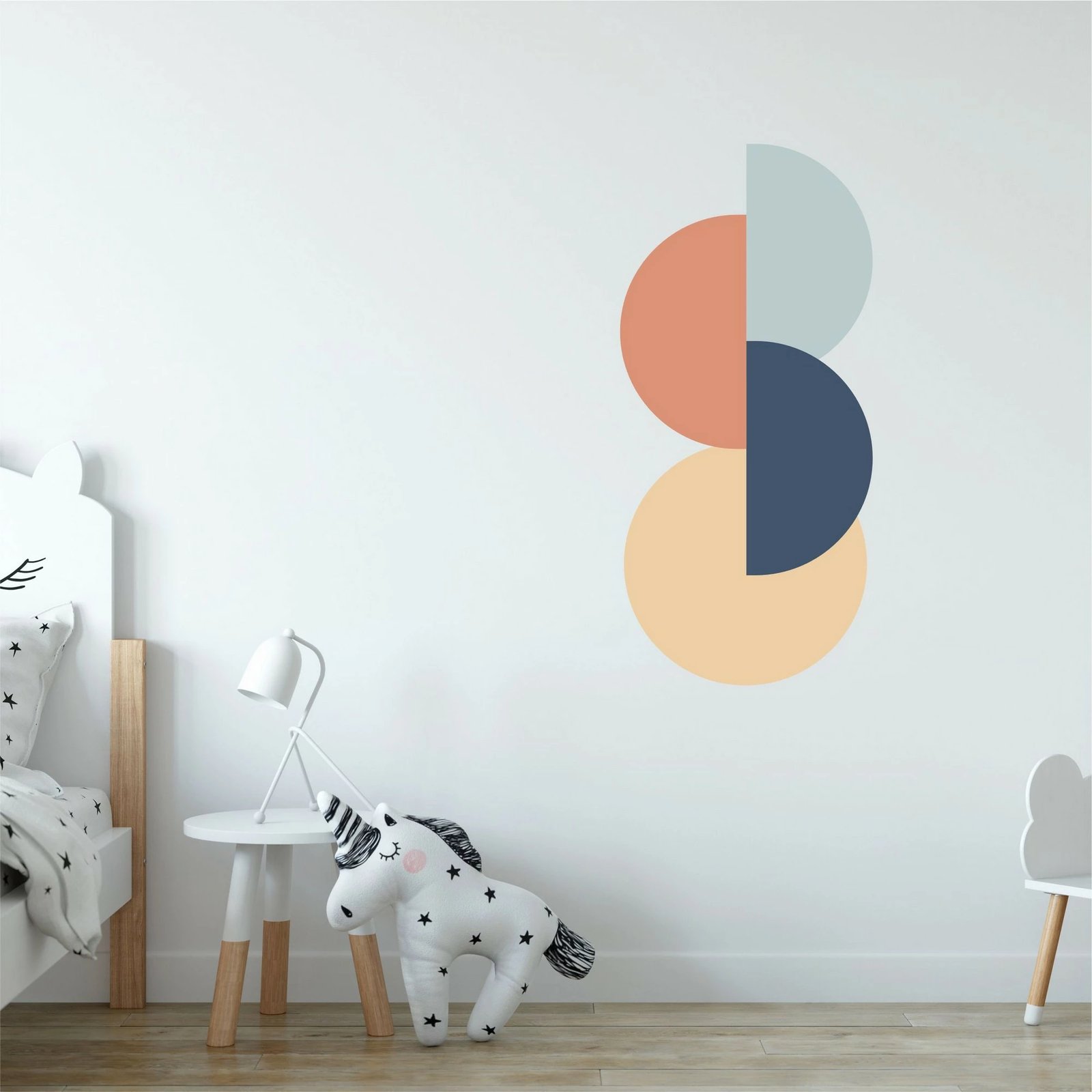 Sticker dekorativ për mur Wallity, shumëngjyrësh, MB-00101, 100x45cm