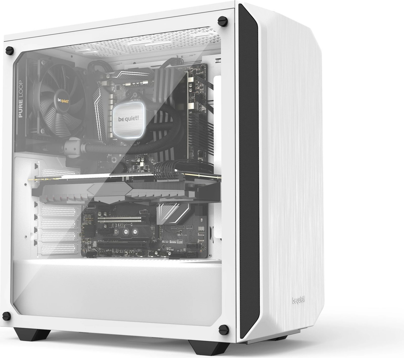 Ftohës uji CPU be quiet! PURE LOOP 120mm, IC Intracom, LED bardhë, i zi
