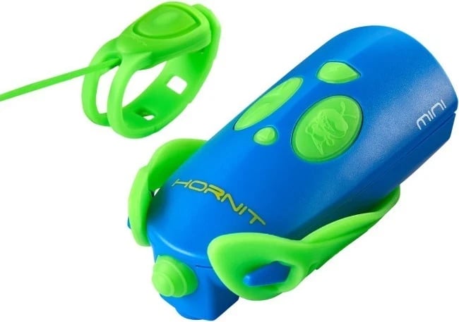 Hornit Mini Green- Blue bicycle horn light 5353GRBU