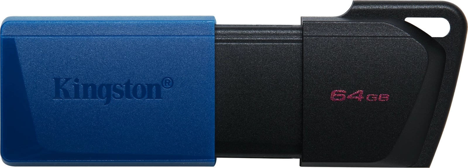 USB Kingston DataTraveler Exodia M, 64GB, USB 3.2 Gen 1, 2 copë, zi + kaltër