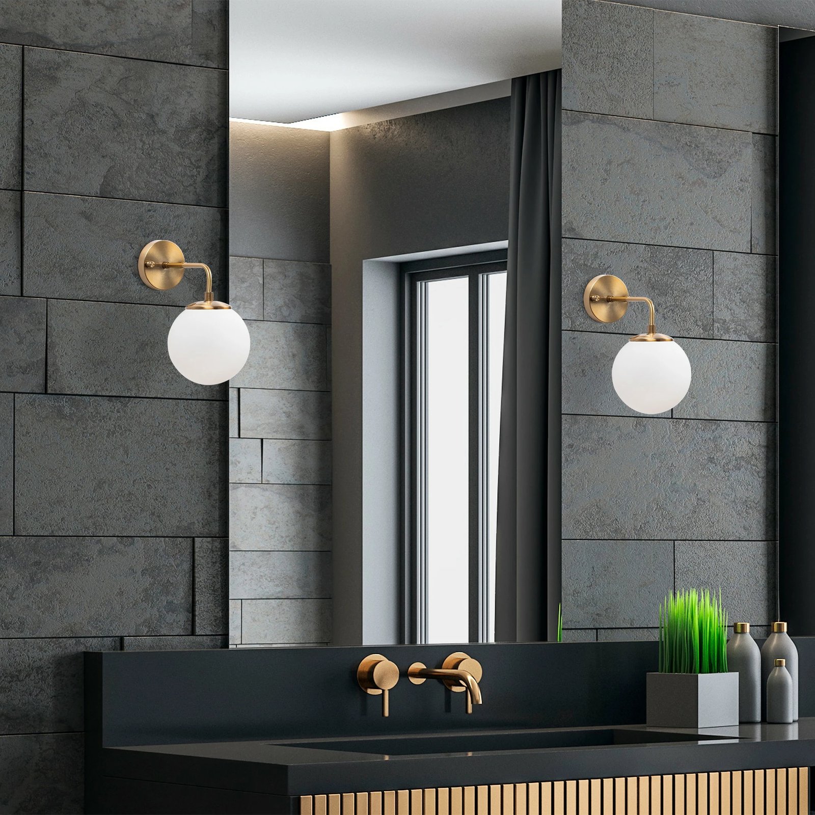 Llambë muri vintage Opviq, Viran - 10895