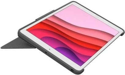 Mbështjellës Logitech Combo Touch me tastierë për iPad 10.2, Grafit