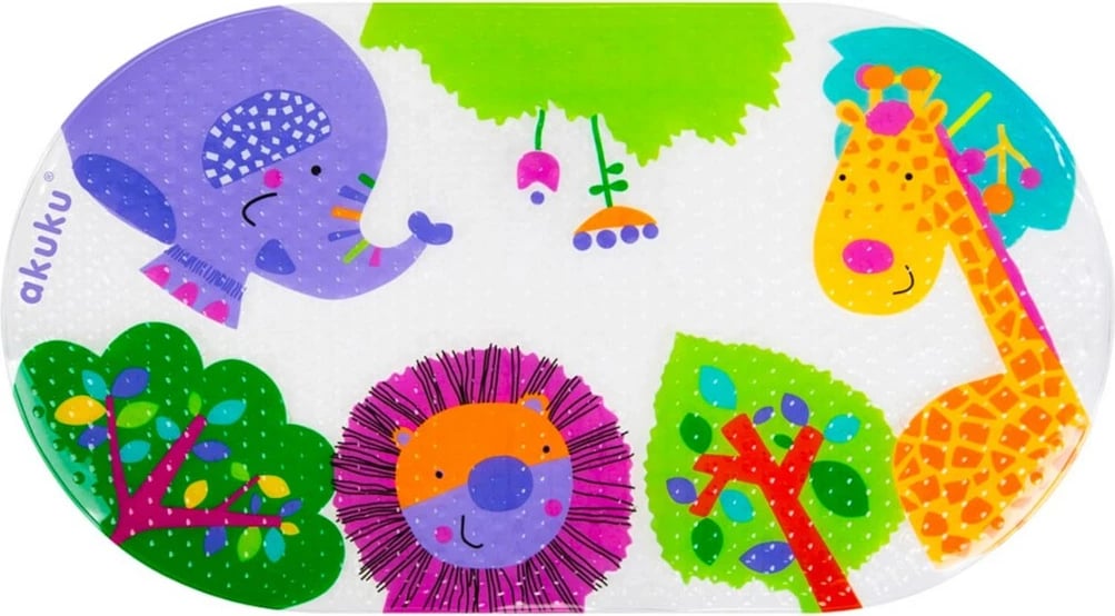 Tapet banjoje antirrëshqitës, Akuku, 69x39 cm, shumëngjyrësh, 1 copë