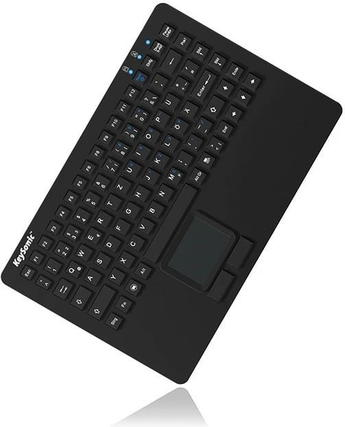 Tastierë mini KEYSONIC KSK-5230IN(US) me touchpad, IP68, e zezë Tastierë mini KEYSONIC KSK-5230IN(US) me touchpad, IP68, e zezë