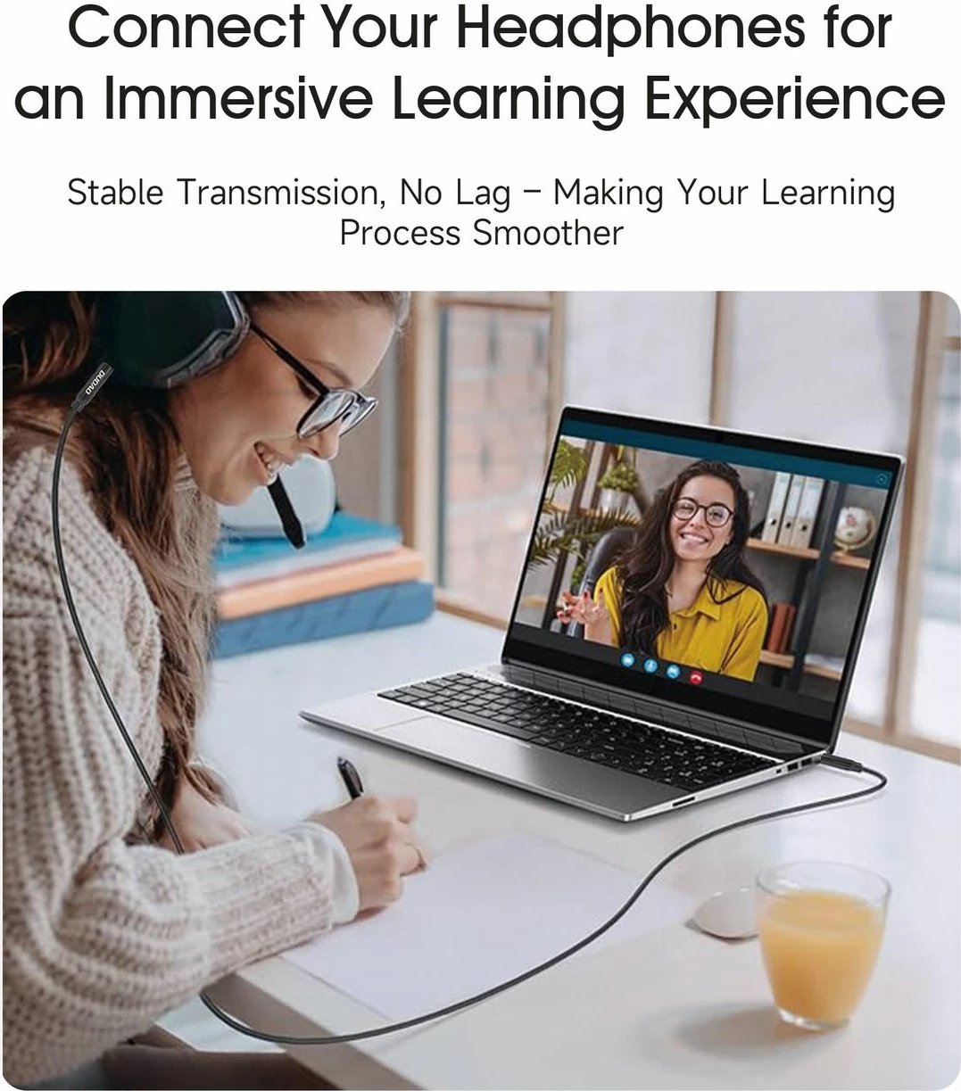 Kabllo audio AUX Dudao L12S, 1m, mini jack 3.5mm, e zezë Kabllo audio AUX Dudao L12S, 1m, mini jack 3.5mm, e zezë