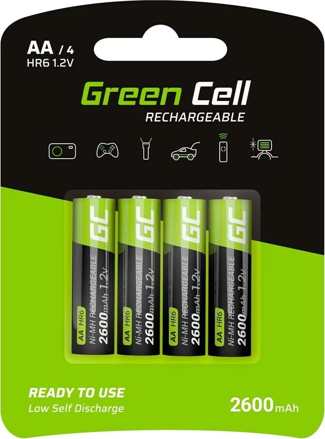 Bateri Green Cell GR01, AA, e gjelbër/zezë