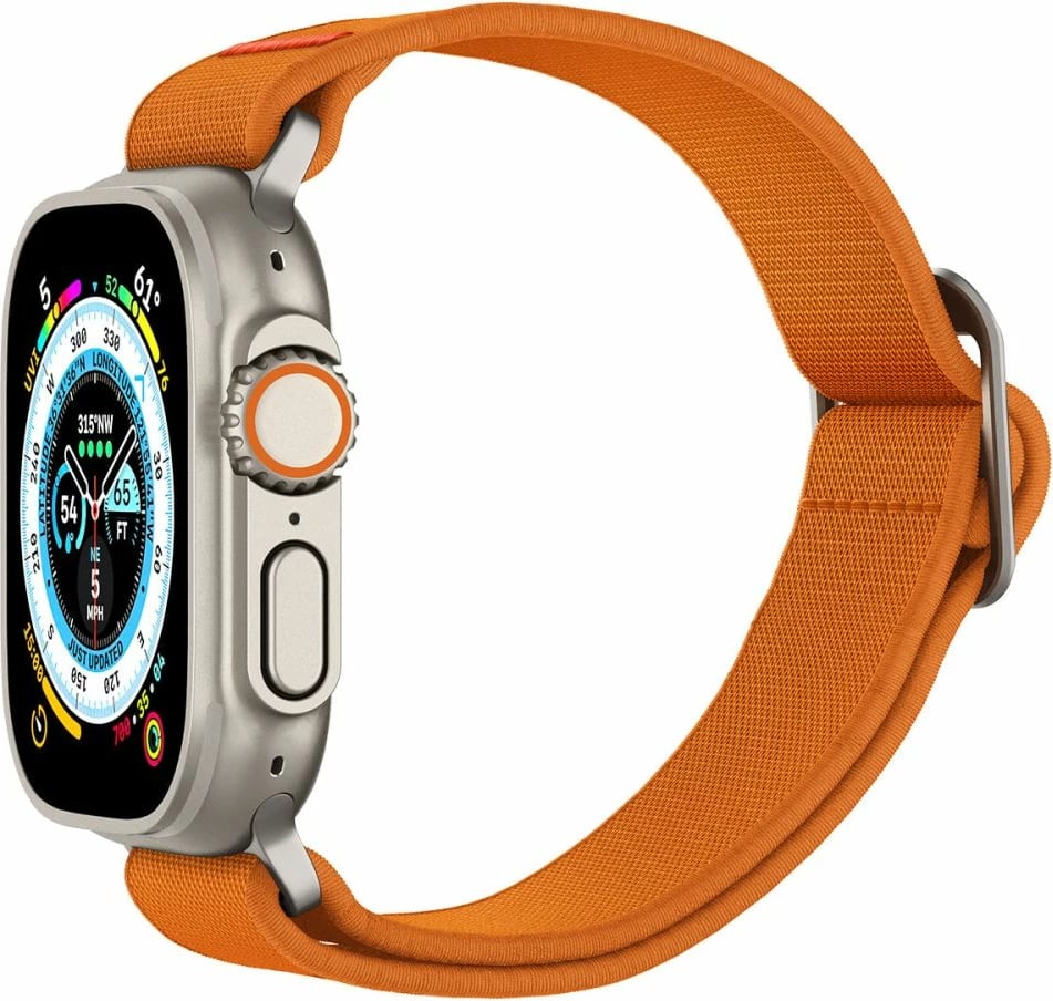 Rrip Spigen Fit Lite Ultra për Apple Watch 4/5/6/7/8/SE/Ultra, 42/44/45/49 mm, Portokalli